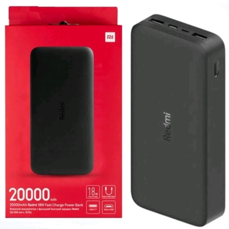 پاوربانک 20000 شیائومی اصل  با 12ماه گارنتی تضمینی