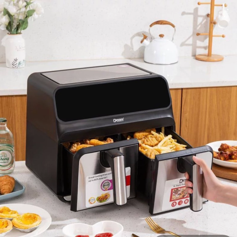 سرخکن دوقلوی دسینی اصل 12لیتری با 18ماه گارنتی