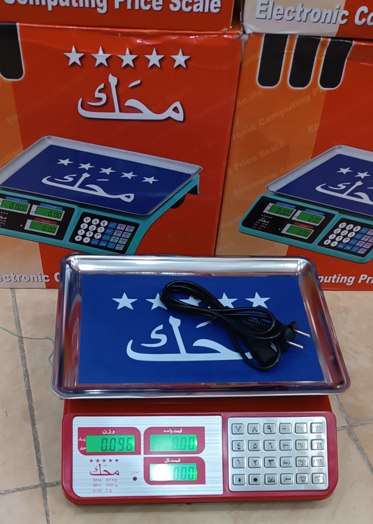 ترازو 40کیلویی محک دکمه استیل مدل YZ423H با 12ماه گارنتی