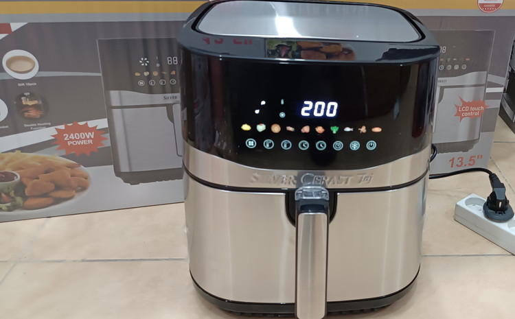 سرخکن دو المنت(بالا و پایین) سیلور کرست 13.5لیتر همراه کاغذ سرخکن مدل SC_5030